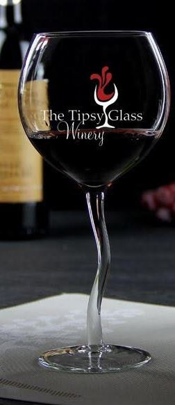 Tipsy, 11 oz Tipsy Stemmed Wine Glass - Salty Celebration - Pavilion